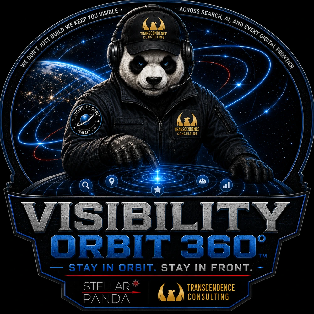 Visibility Orbit 360°™ — original Transcendence Consulting and Stellar Panda product artwork